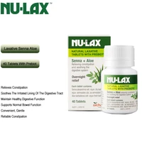 nulax overnight relief constipation laxative 40tablets natural aloe prebiotic senna cathartic protect stomach digestive system