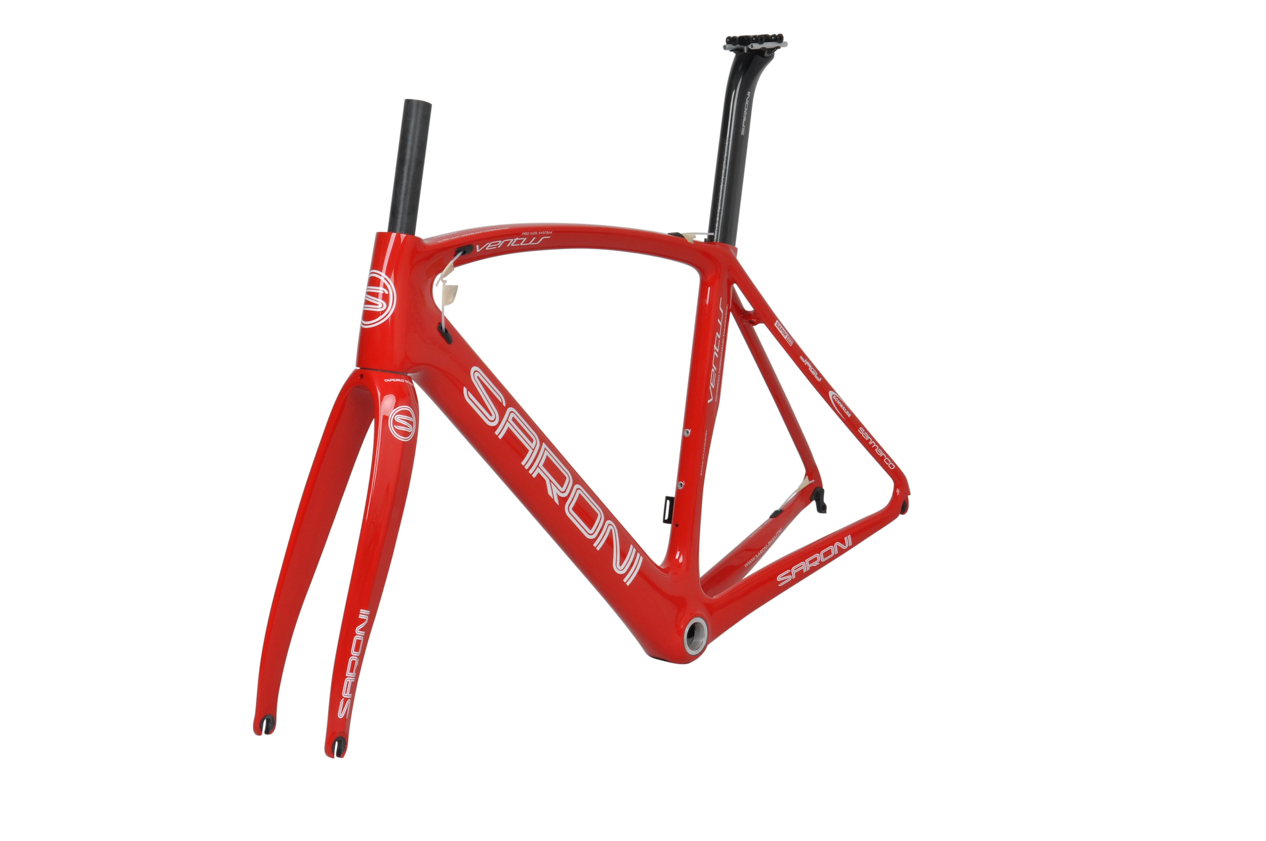 Карбоновая вилка Aero RoadFM098 V2 подседельный штырь 700X25C BSA красный цвет Раскрашивание