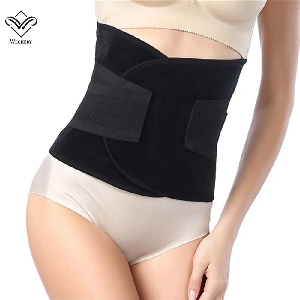 

Wechery Underbust Corset Black Corsets and Bustiers Steampunk Corset Slimming Belt Shaperwear Waist Cincher Belly Bodice