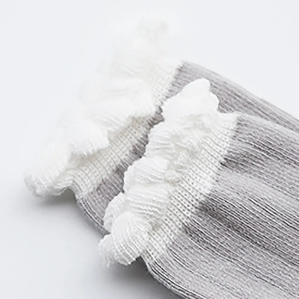 Детские Носки для девочек милые однотонные хлопковые колготки осени и весны