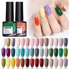 LEMOOC 8 мл набор гель-лаков для ногтей розовый Золотой светодиодный Гель-лак для ногтей Полупостоянный лак для ногтей Блестящий цветной гель для ногтей