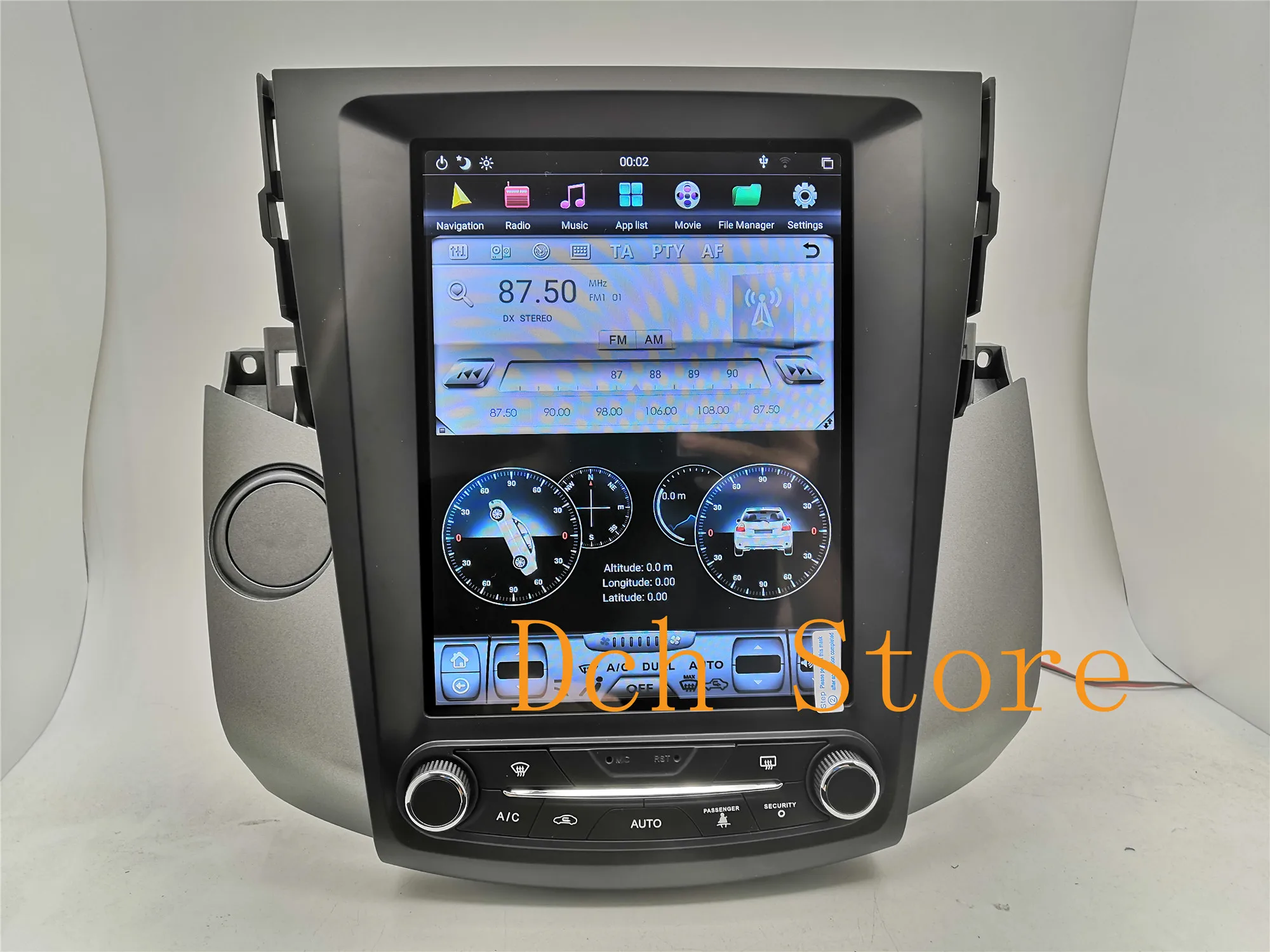 10 4 ''вертикальный экран Tesla стиль Android 9 0 автомобильный DVD GPS навигация радио для