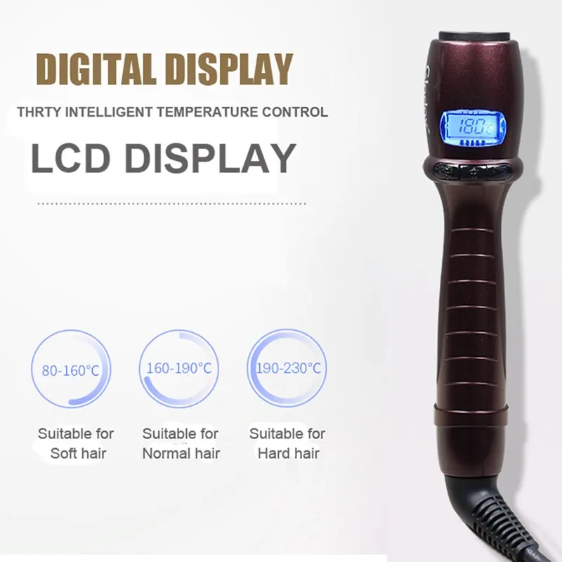 Керамическая плойка для волос стайлер золотистого цвета укладки 19 мм 22 25 28 32