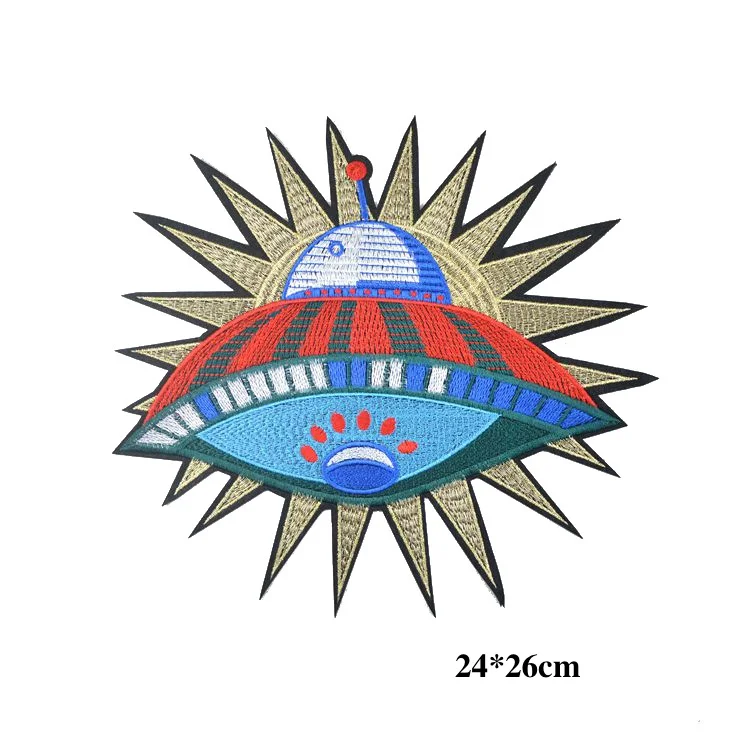 Большой Космический корабль вышивка нашивки значки стикер железа на патч для