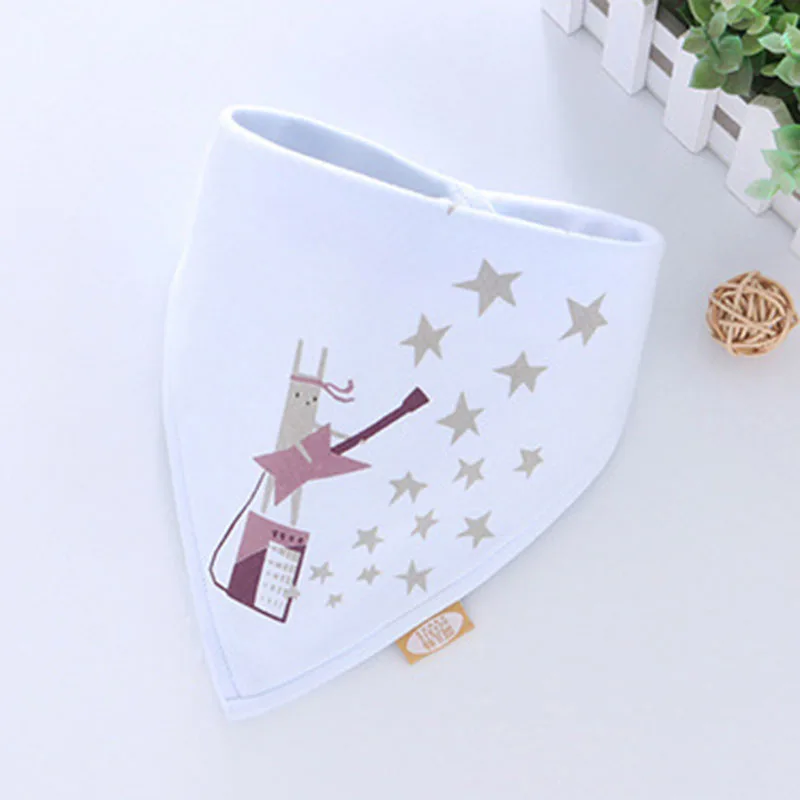 

Cotton Bandana Bibs Baby Babador Feeding Smock Infant Burp Cloth Cartoon Saliva Towel Baby Eating Accessory Soft Baby Stuff