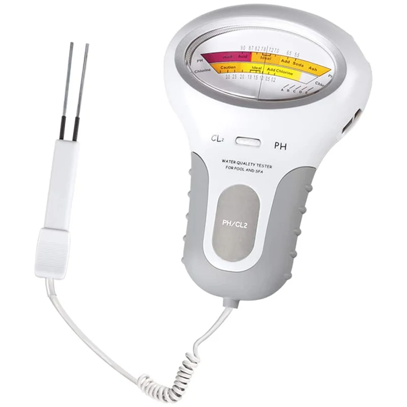 

Portable Digital Water Quality PH for Swimming Pool Spa 2 in 1 Water Quality Analysis Digital Monitor Suitable