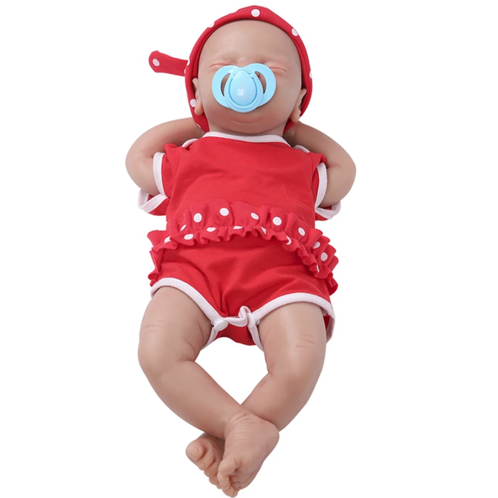 IVITA WB1514 46 см 3000 г настоящий полный силикон Bebe Reborn спящий малыш рот открываются игрушки закрытые глаза Младенцы для детей куклы