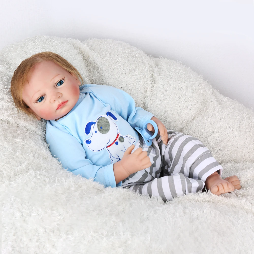 Кукла Reborn 55 см одежда для тела куклы reбор имитация ручная работа Baby хлопковая