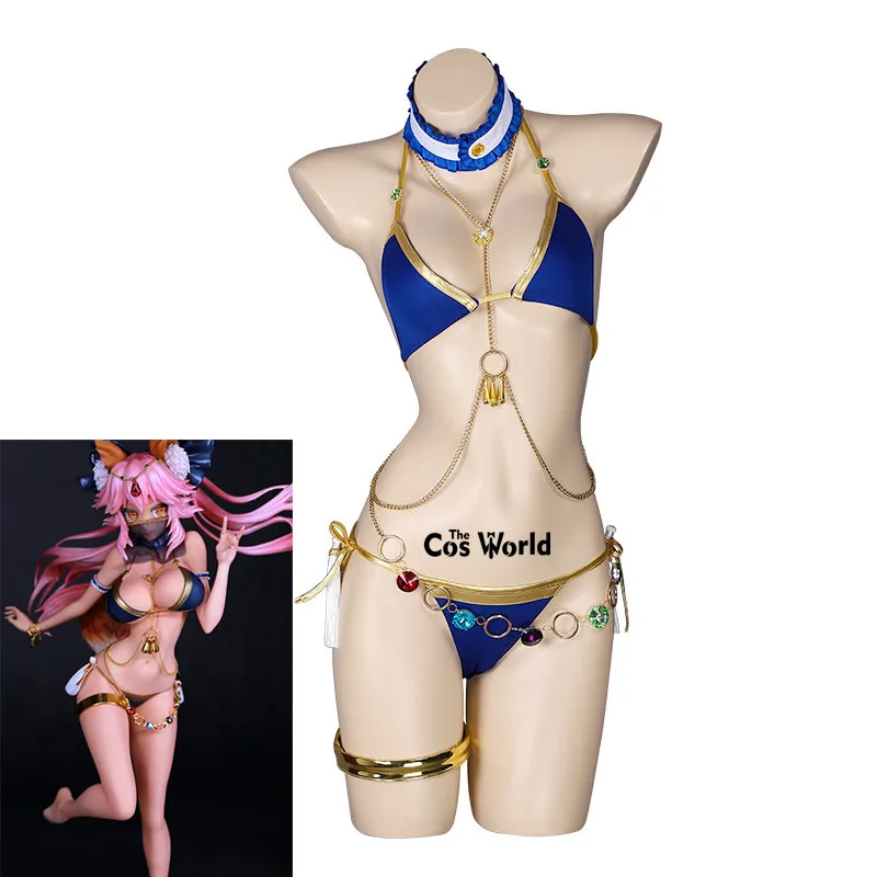 FGO Fate Grand Order Tamamo no Mae Dancing Diva сексуальное нижнее белье трусики костюм с трусами