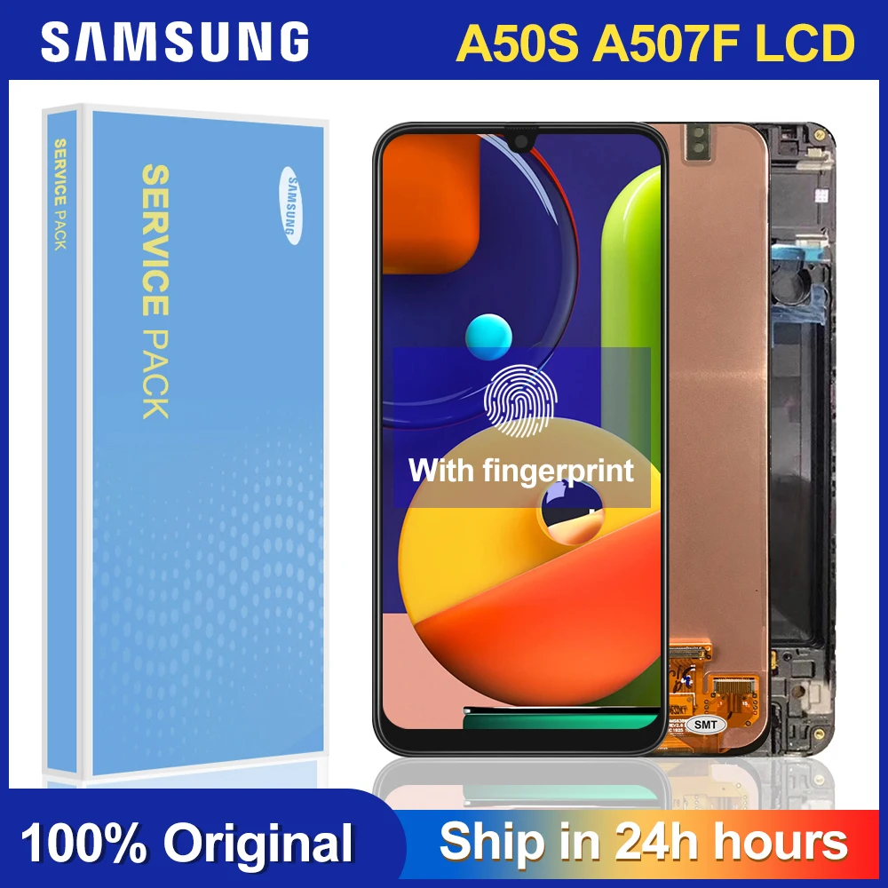 Сменный ЖК экран для Samsung Galaxy A50s A50S 2019 A507 A507F A507FD|Экраны мобильных телефонов| |