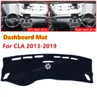 Противоскользящий коврик для приборной панели Mercedes Benz CLA C117 2013  2019 CLA180, солнцезащитный козырек, коврик для приборной панели, аксессуары