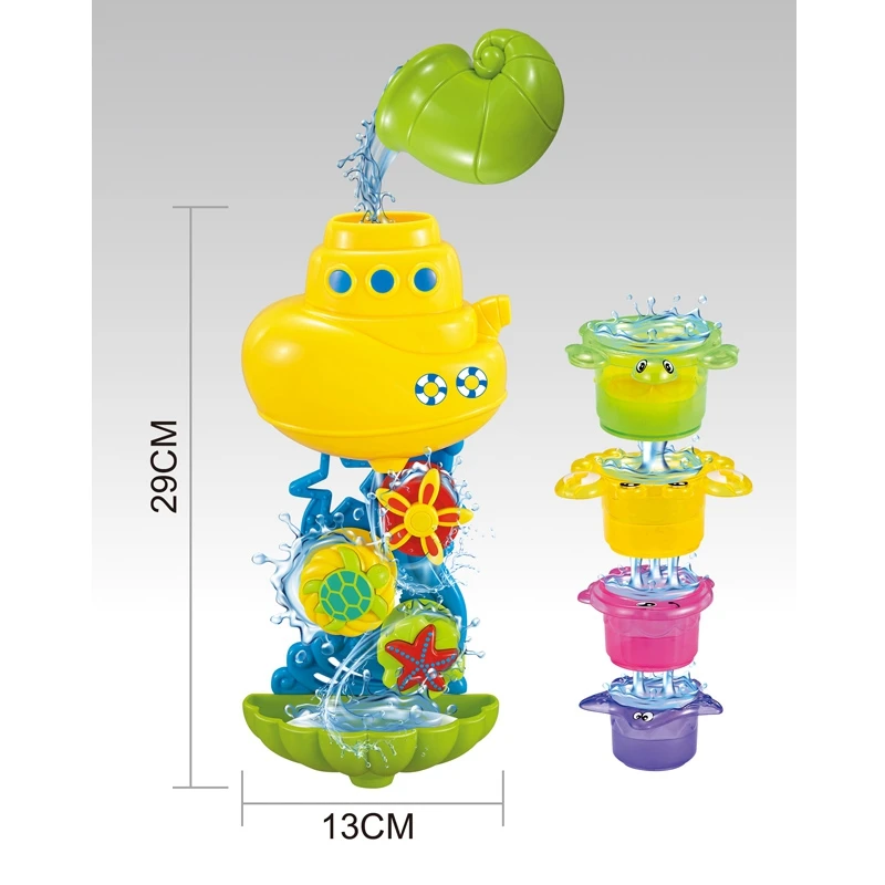Детские игрушки для ванной игры водопад станция спина и потока развивающие