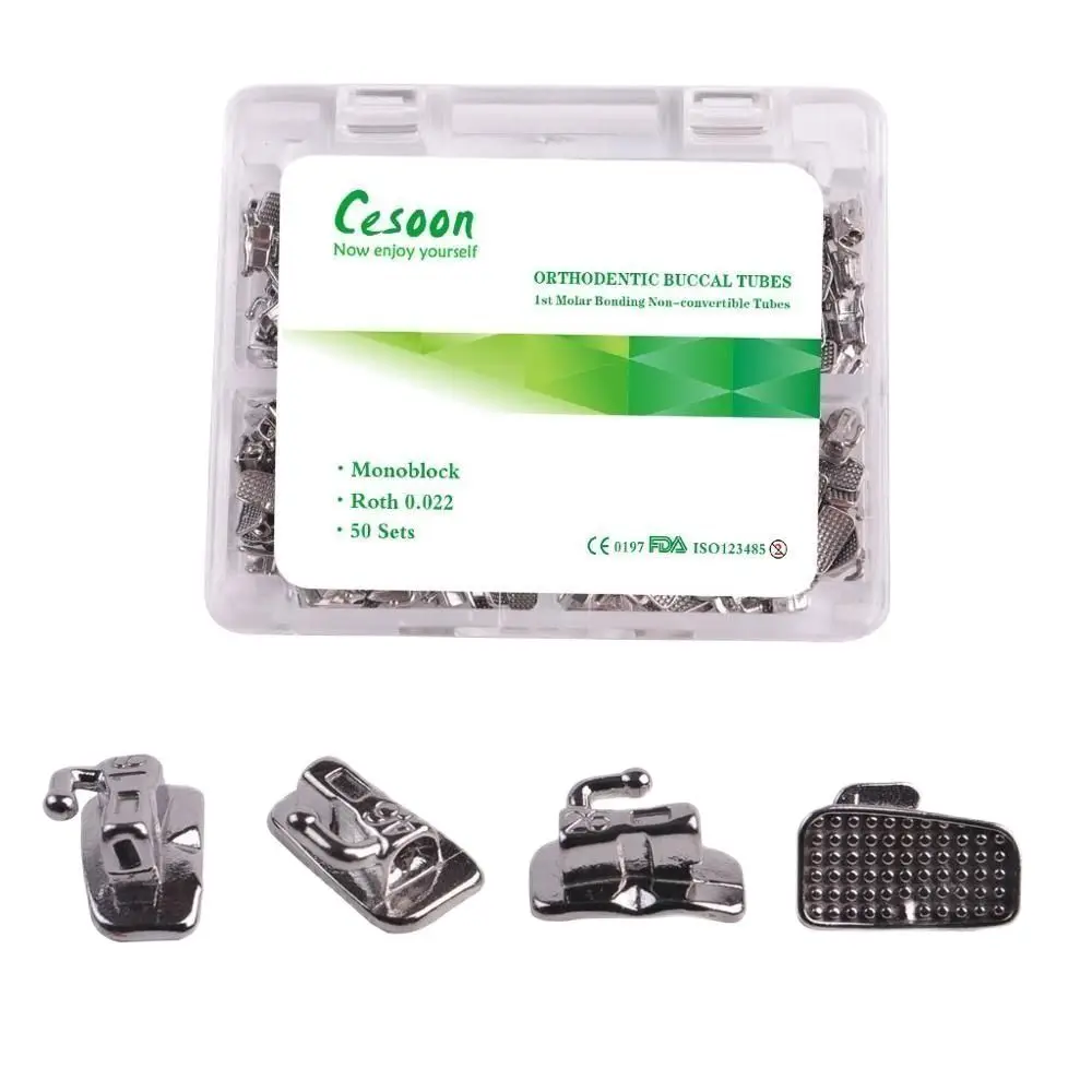 Стоматологические Ортодонтические моноблочные трубы Cesoon 200 шт./50 наборов