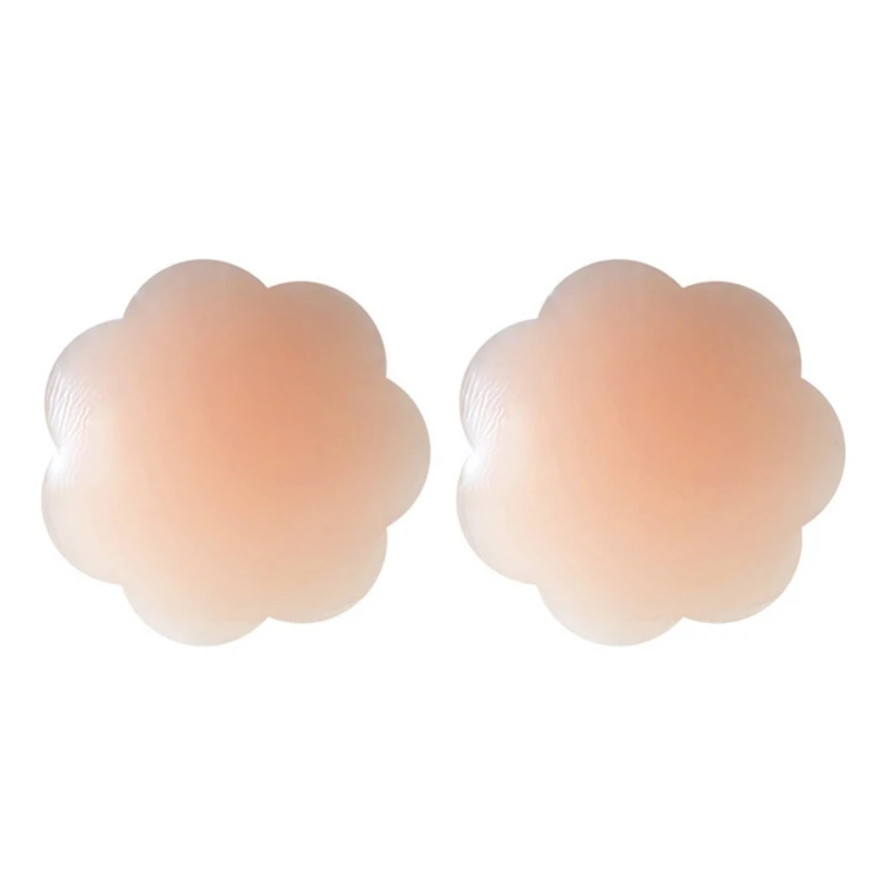 flower Silicone Бюстгальтер с эффектом пуш-ап, для груди, для сосков, для женщин, многоразовые, силиконовые, невидимые, клейкие, нижнее белье, сексуальное белье аксессуары - Цвет: flower Silicone