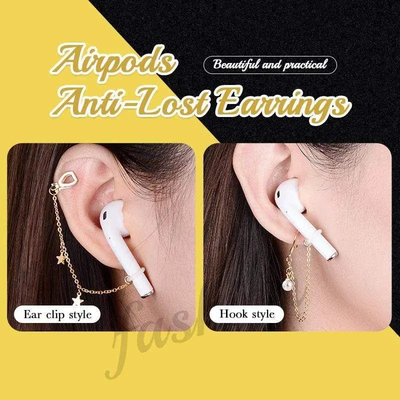 Женские серьги подвески Airpods висячие в форме капли современные ювелирные