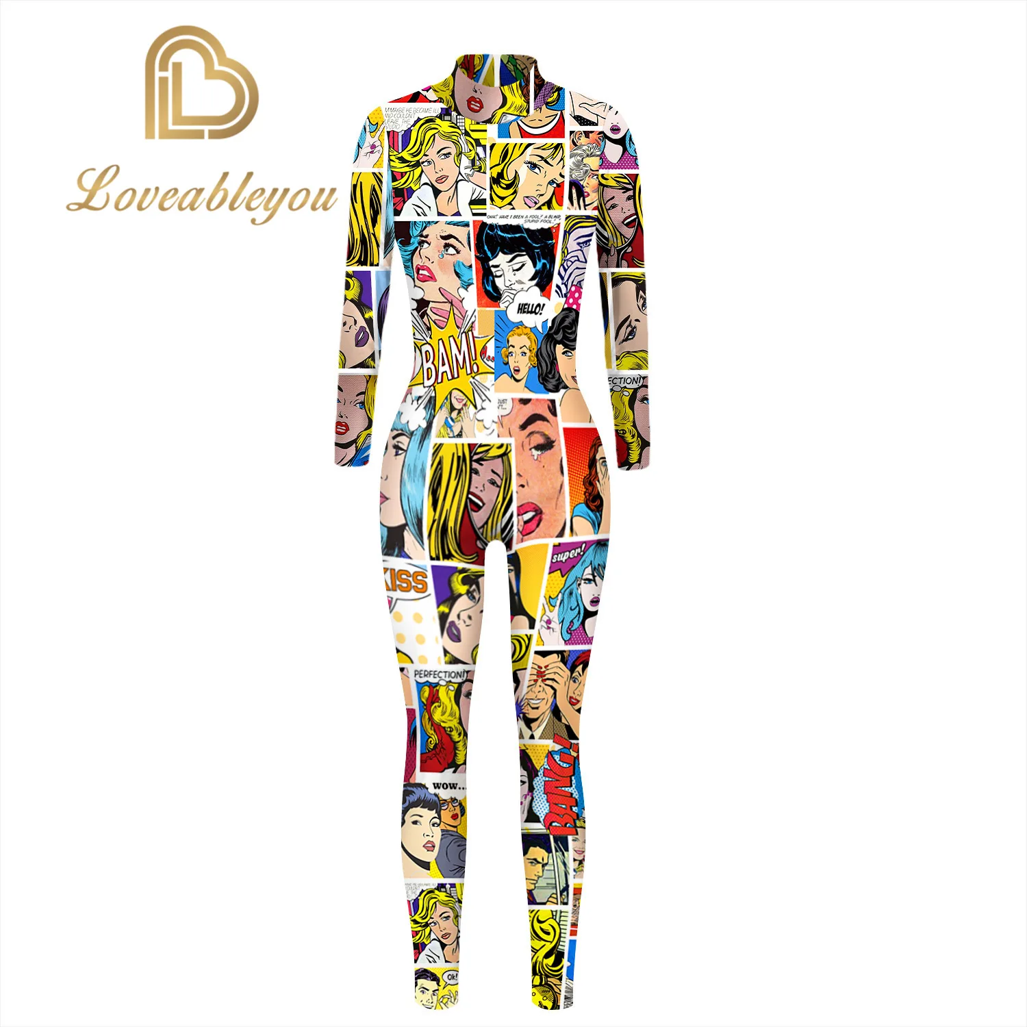 Костюм с принтом скелета на Хэллоуин для взрослых и женщин карнавальный костюм