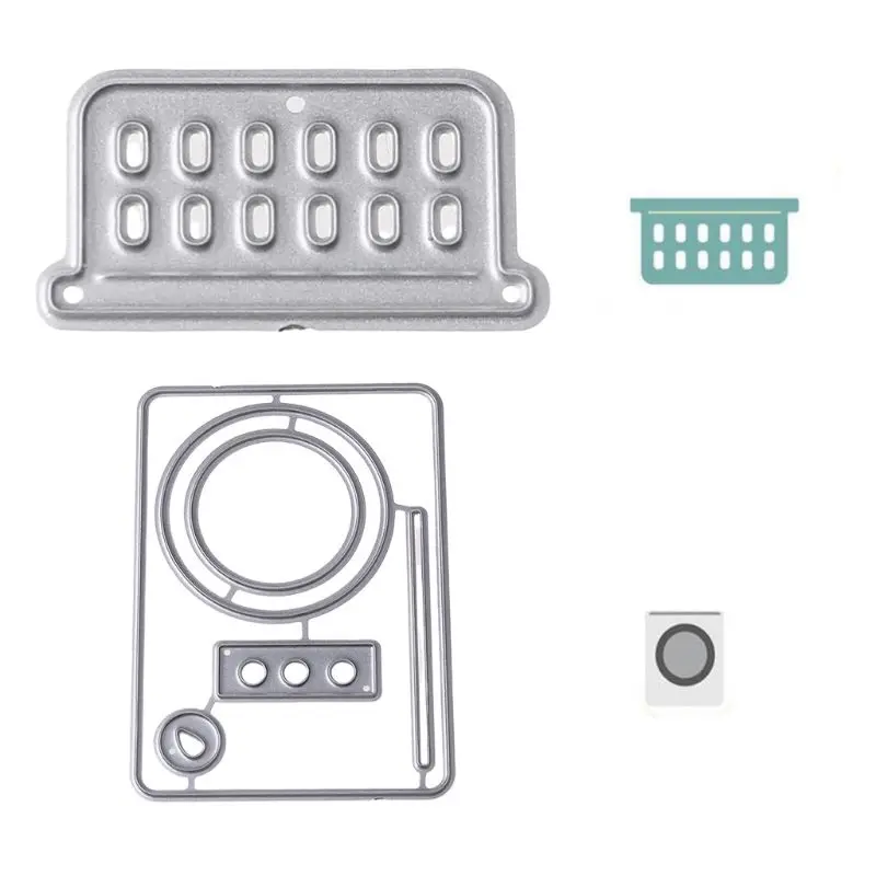 

washing machine Metal Cutting Dies Stencil DIY Scrapbooking Album Stamp Paper Card Embossing Decor Craft