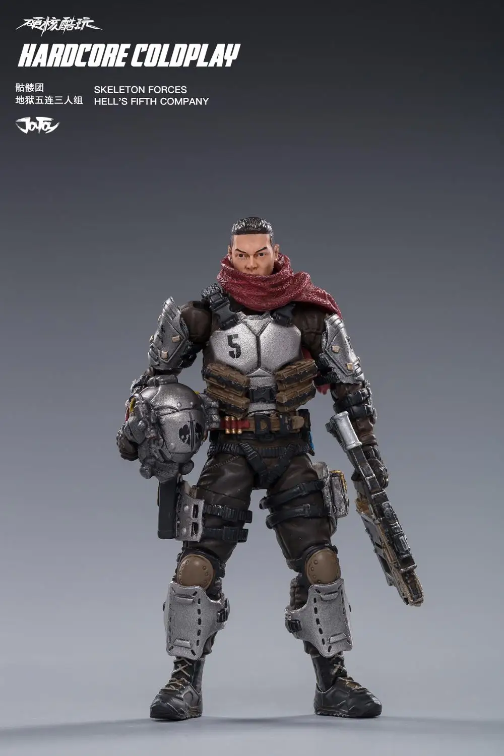 Экшн фигурки JOYTOY 1/18 (2 шт./компл.) модель питого военного солдата Хелла коллекция