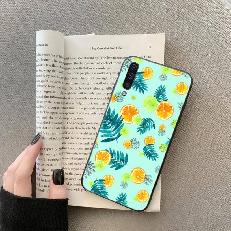 

lemon art aesthetic Luxury coolPhone Case For Samsung galaxy S 7 8 9 10 20 edge A 6 10 20 30 50 51 70 note 10 plus