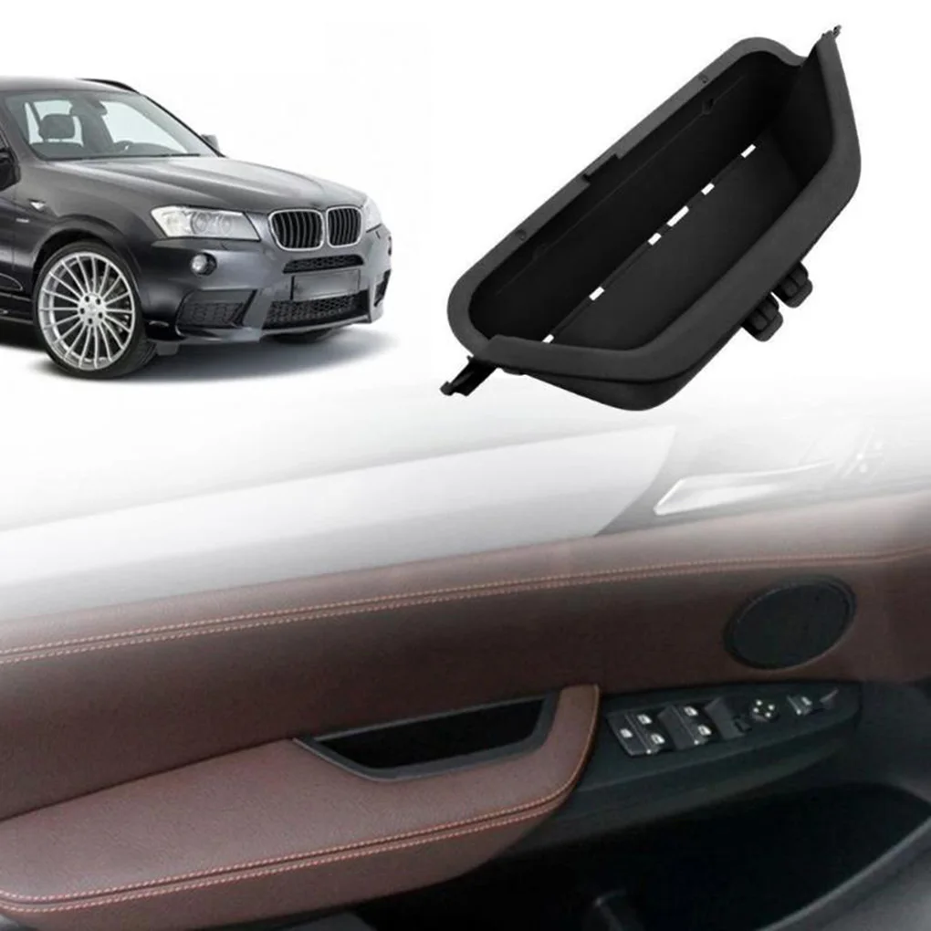 

Door Handle for BMW F25 F26, Black Beige Car Door Pull Handle for BMW X3 X4 Series, Front Door Storage Box No damage Installat
