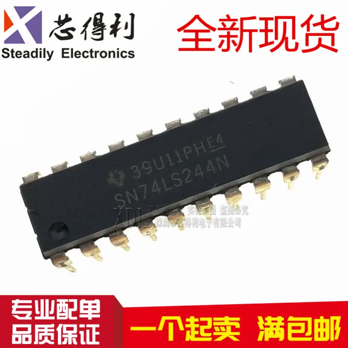 10 шт./лот Новый Sn74ls244n Hd74ls244p Dip-20 однонаправленный трехпозиционный буфер данных