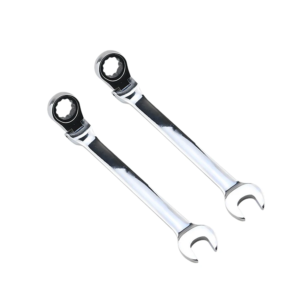 Набор метрических гаечных ключей с трещоткой и зубчатым кольцом торцевых