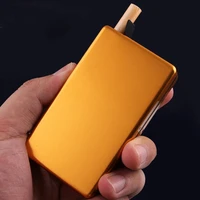 metal aluminum cigarette case 10pcs cigarettes holder automatic ejection box portable smoker accessories smoking tools men gifts