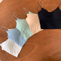 5colors korean style camisole womens sexy tank top female spring and summer 2021 sleeveless slim crop tops womens x1799