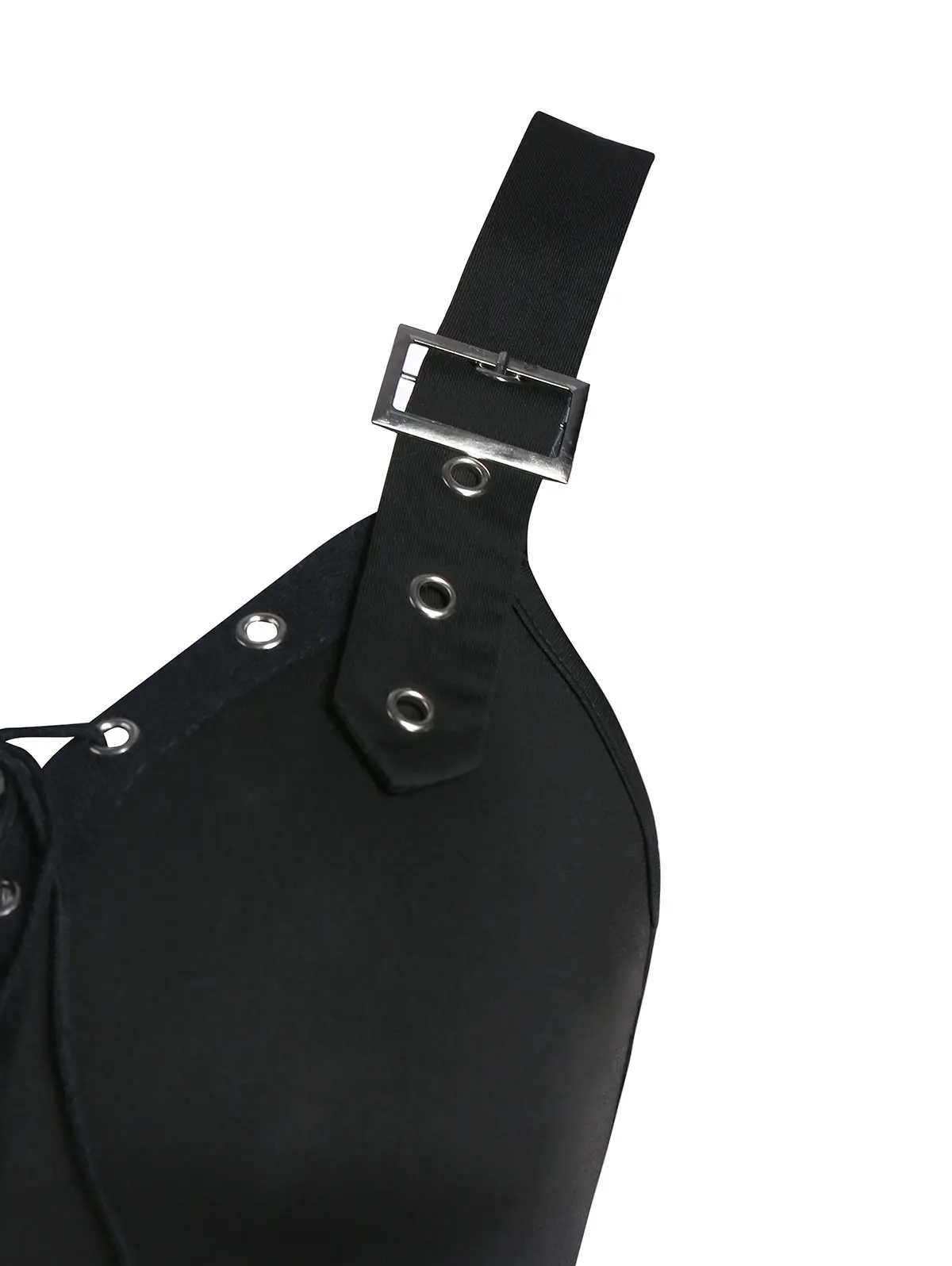 Женское платье без рукавов с открытой спиной на шнуровке в готическом стиле -