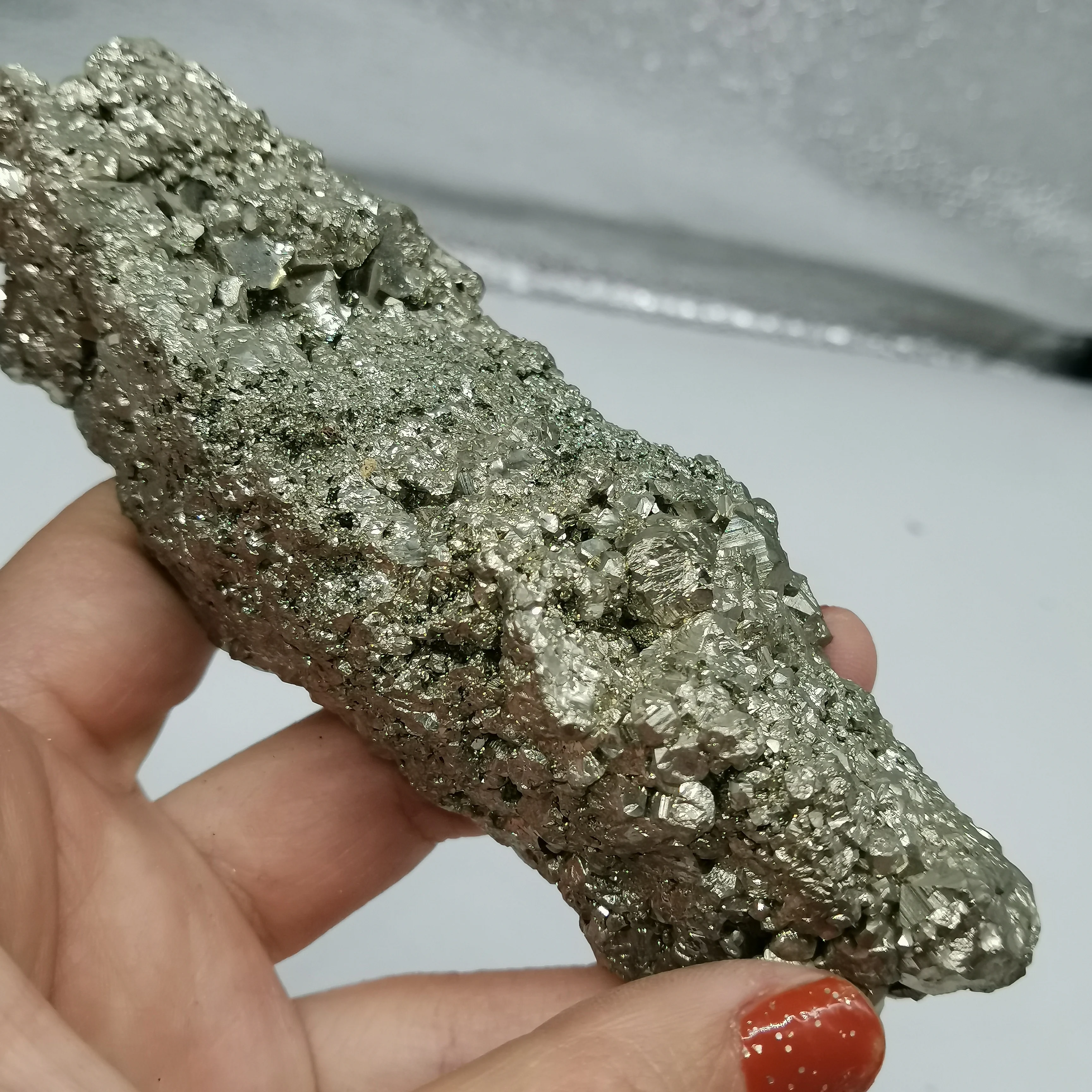 272 г натуральный исцеляющий Chalcopyrite образец характеристика детали украшения