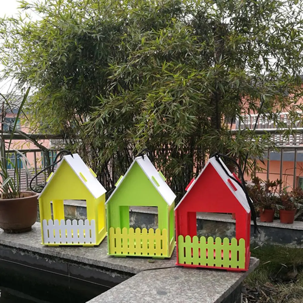 Питомец Воробей длиннохвостый попугай Попугайчик деревянная клетка Дом Сад Двор