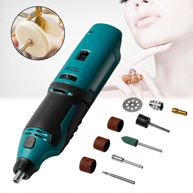 

12V 25000RPM Professional Electric Grinder Drill Grind Machine Toe Nail Drill File Polisher Manicure Tool For Bosch 12V Battery
