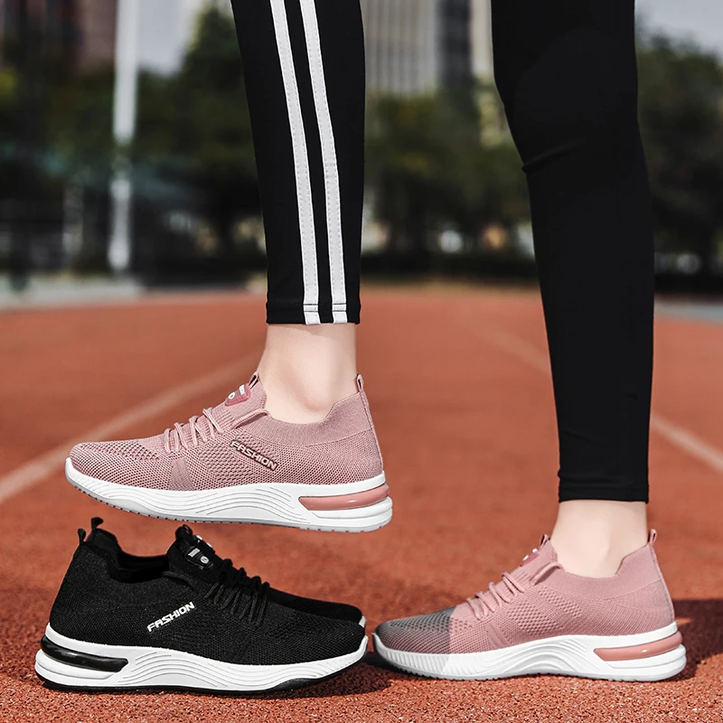 Tenis Feminino 2021 Summer New Women Air Cushion Tennis Shoes Lady Comfortable Sport Shoes Female Stable Athletic Trainers Cheap