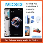AUMOOK AAA +++ оригинальный для Xiaomi Redmi Note 5 Redmi 5 Pro ЖК-дисплей для Redmi 5,99 дюймов сенсорный дигитайзер с рамкой