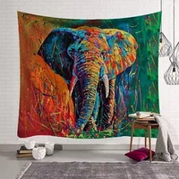elephant tapestry bohemian mandala yoga hanging psychedelic blanket wall hanging indian artist residence dormitory decoration