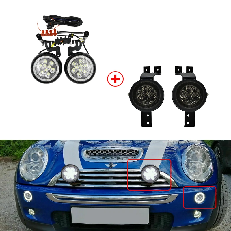 Дымчатая черная линза для Mini Cooper R50 R53 02 06 R52 04 комплект передних указателей