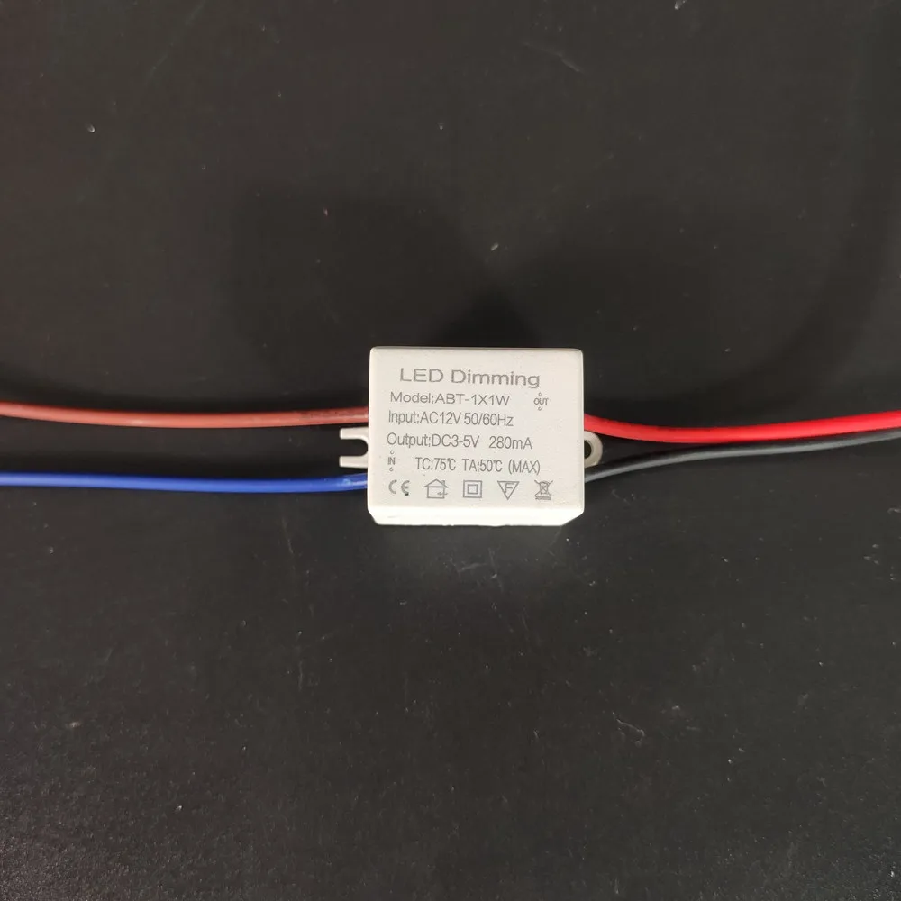 AC DC 12V Dimmable 1w светодиодный мини-прожектор украшение для помещений черный
