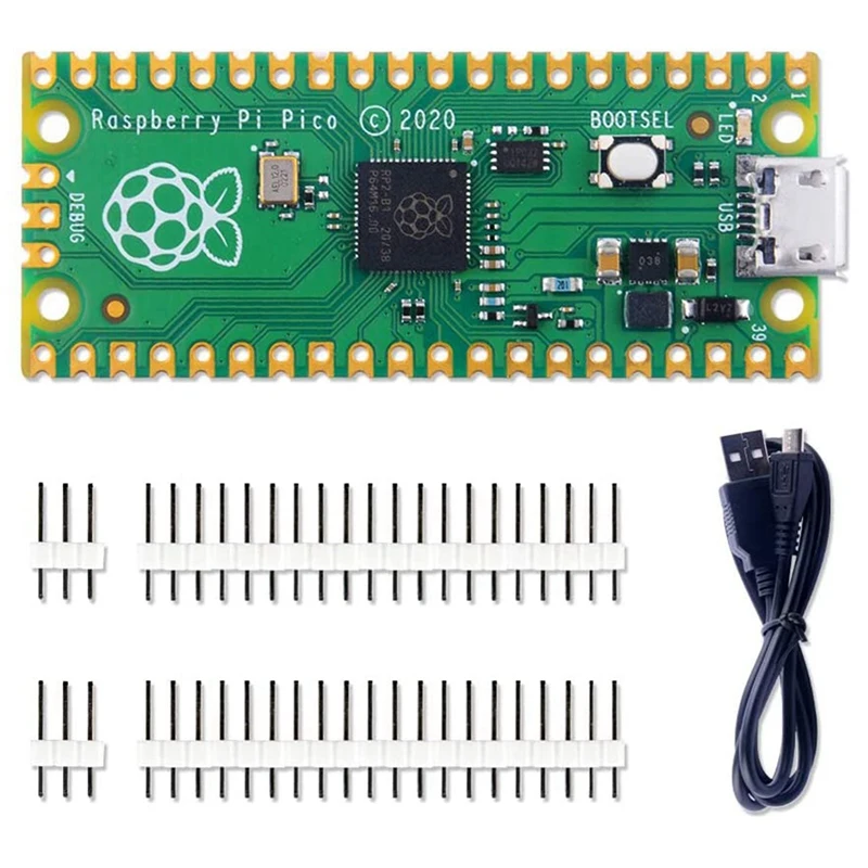 

Для Raspberry Pi Pico Kit Microcontroller Mini макетная плата на основе Raspberry Pi RP2040, двухъядерный процессор