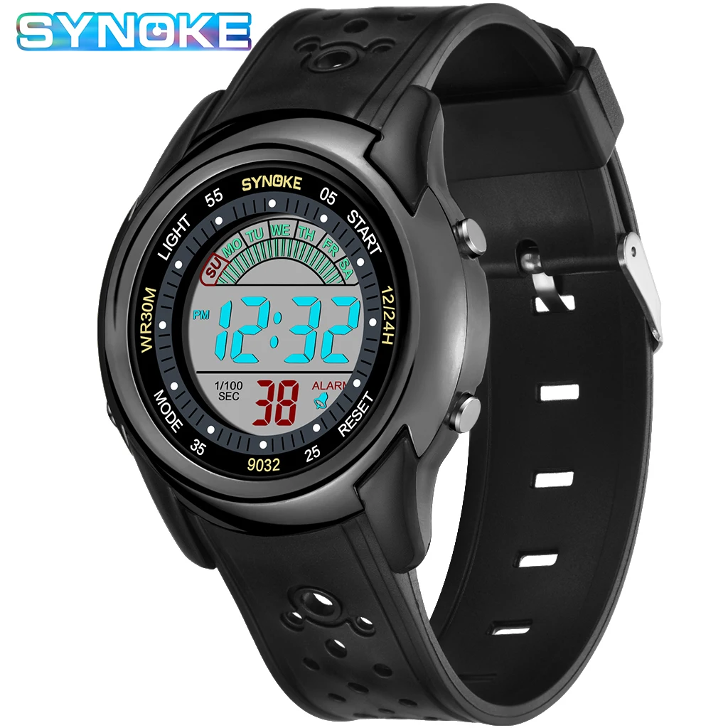 

SYNOKE Kids Watches Fashion Waterproof LED Military Electronic Clock Students Digital Wristwatch Sport Children Watch Relojes