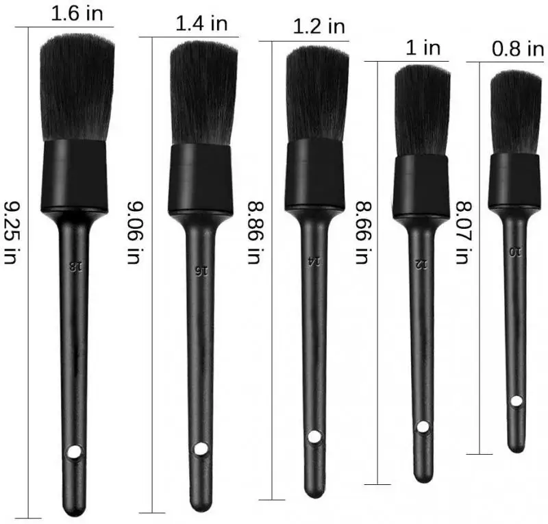 

Car Detailing Brushes 5pcs Auto Cleaning Car Cleaning Detailing Set Dashboard Air Outlet Clean Brush Tools Car Auto Accessories