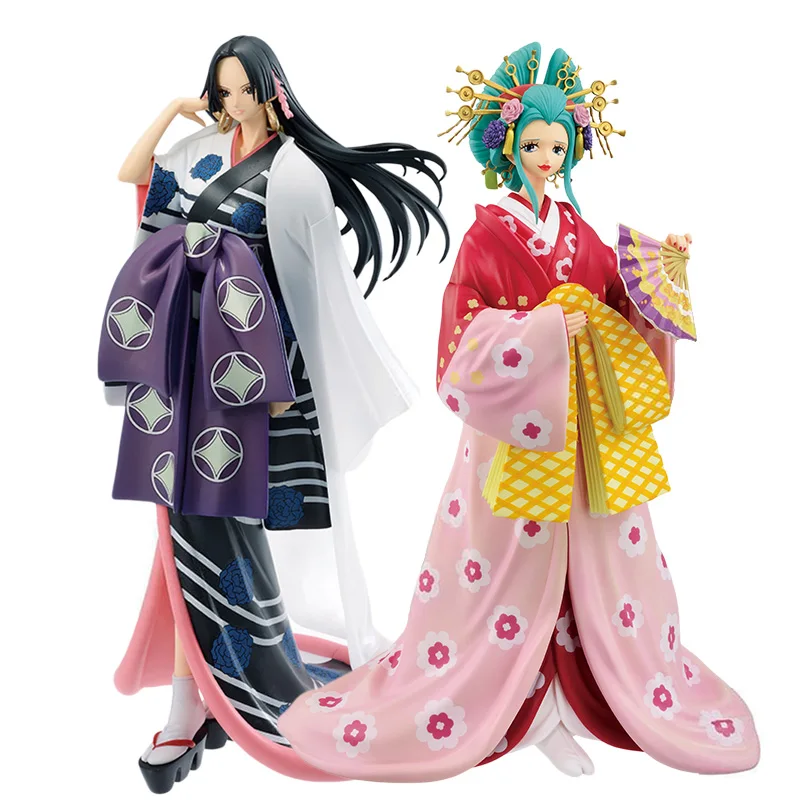 

Bandai Genuine ONE PIECE Girl's Collection Kozuki Hiyori Boa Hancock Action Figure Ornament Model Toys