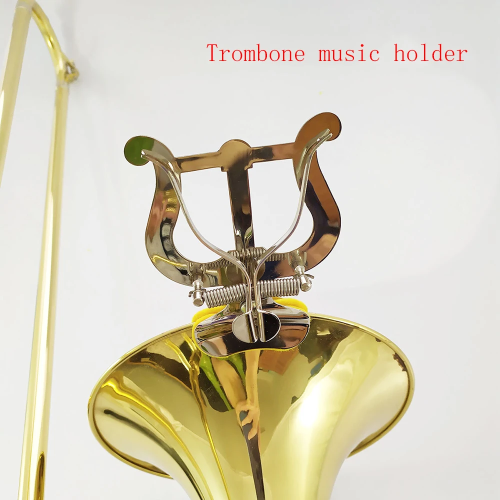 Тромбон марширующая музыкальная система с зажимом маленькая простая тромбон