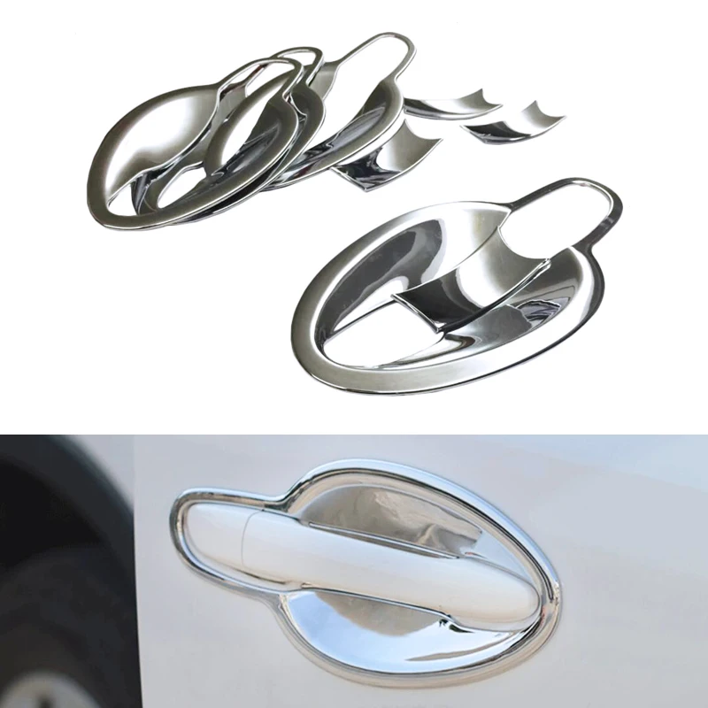 ABS хром внешняя дверная ручка чаша декоративная крышка автомобильные аксессуары