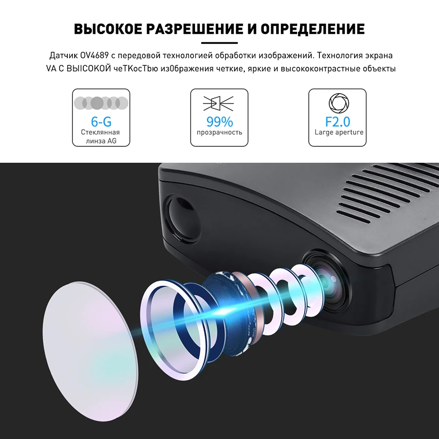 QUIDUX Автомобильный видеорегистратор 3 в 1 антирадар, GPS DashCam Ambarella A7LA50 OV4689 FHD 1296P видеорегистратор супер конденсаторы