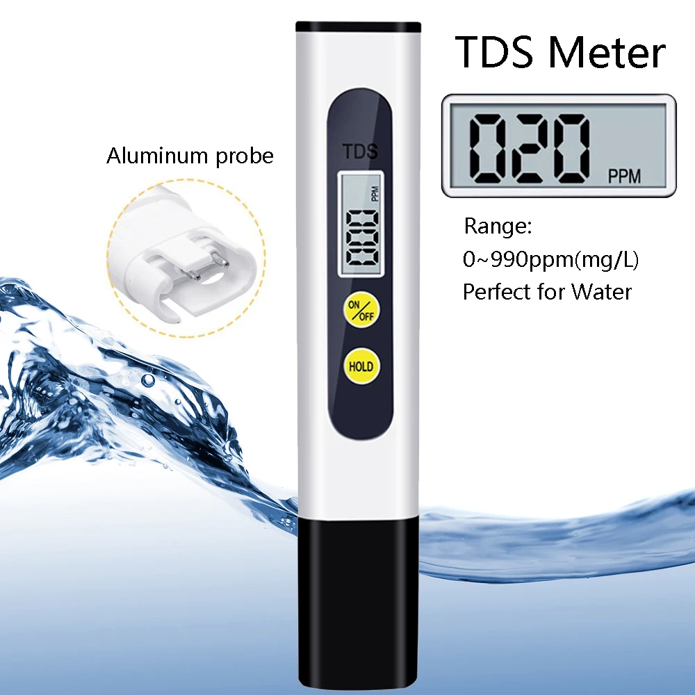 Высокоточный ЖК-Цифровой PH-карандаш тестер качества воды TDS портативный метров тестер с ATC для измерения качества воды инструмент чистоты