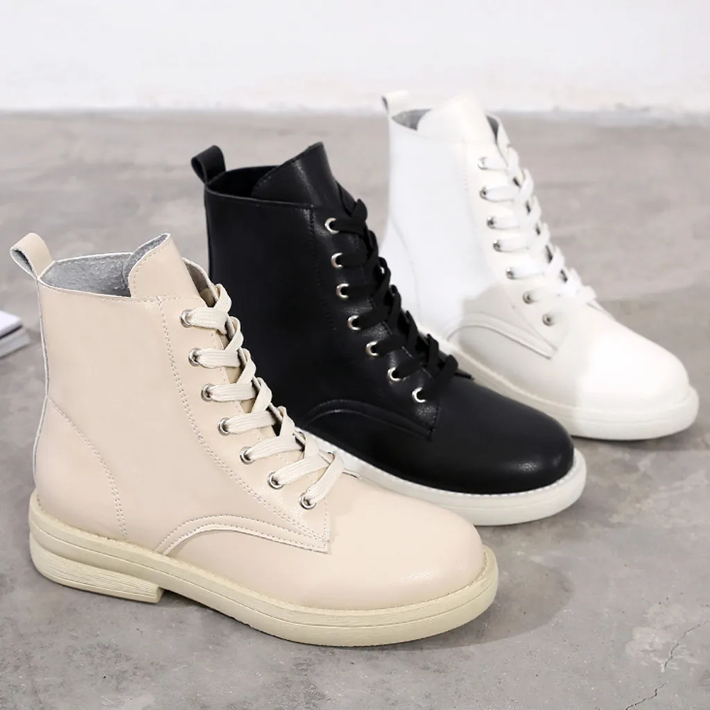 Новинка женские Ботинки Martin ботинки в британском стиле классические