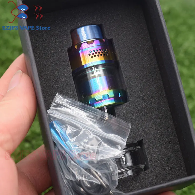 Золотой Kylin V2 RTA M RTA 24 мм бак 3 мл/4,5 мл распылитель электронная сигарета Топ сотовая Воздушная система большая сборка палуба испаритель vsHussar проект X - Цвет: Золотой