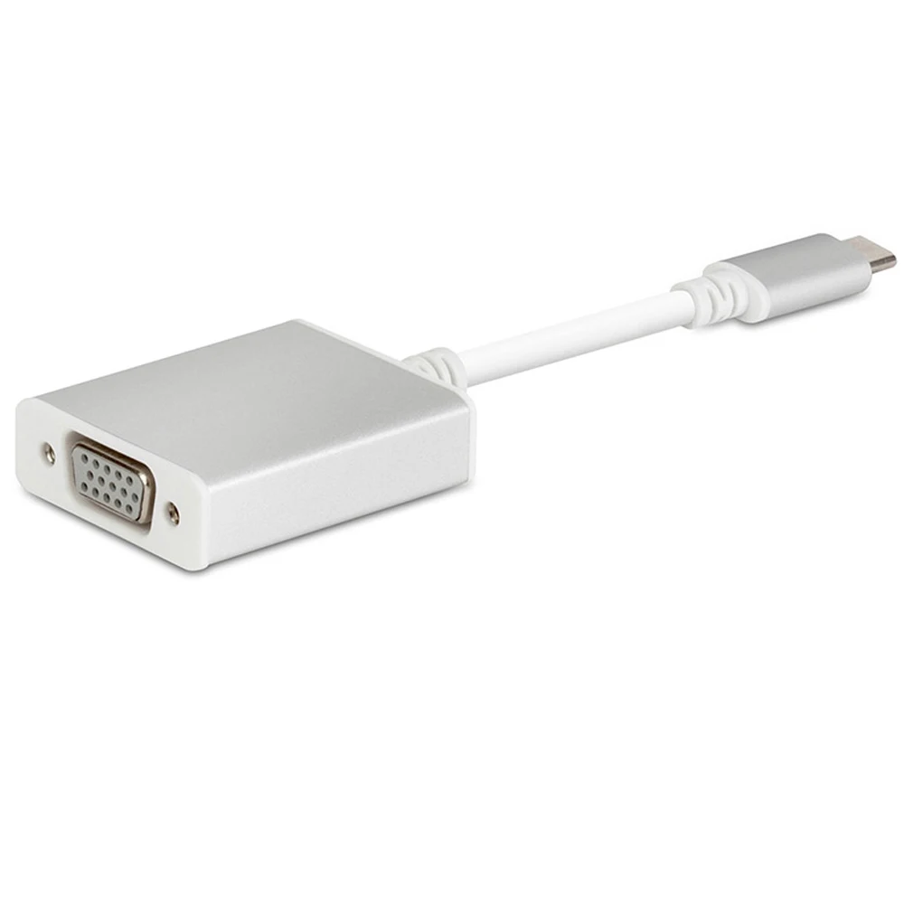 USB 3 1 Кабель с разъемом типа C to VGA конвертер адаптер мужского и женского пола