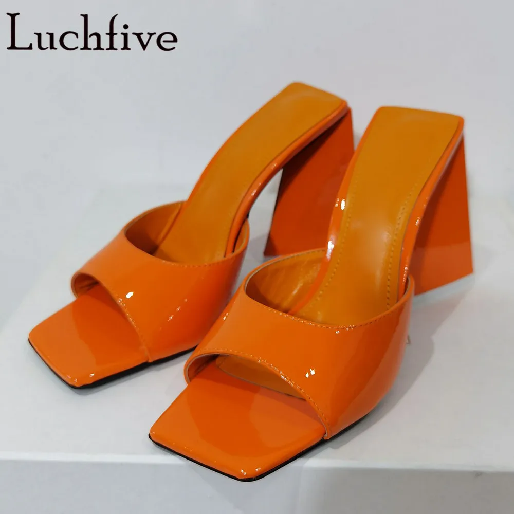 Туфли женские на очень высоком каблуке пикантные сандалии с открытым носком