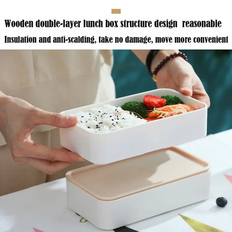 Новый Портативный Bento Коробки для обедов Пикник Печь закуска фруктовый контейнер